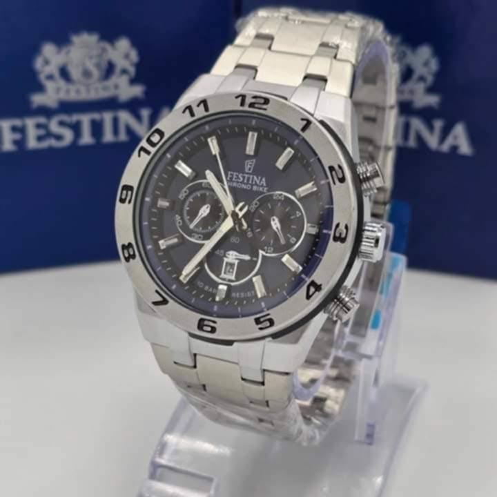 Festina Crono bike blue dial