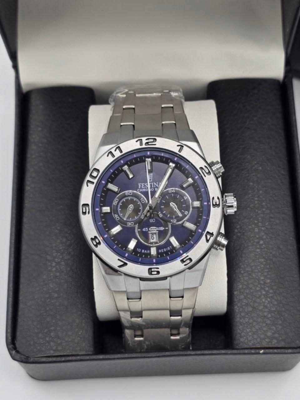 Festina Crono bike blue dial